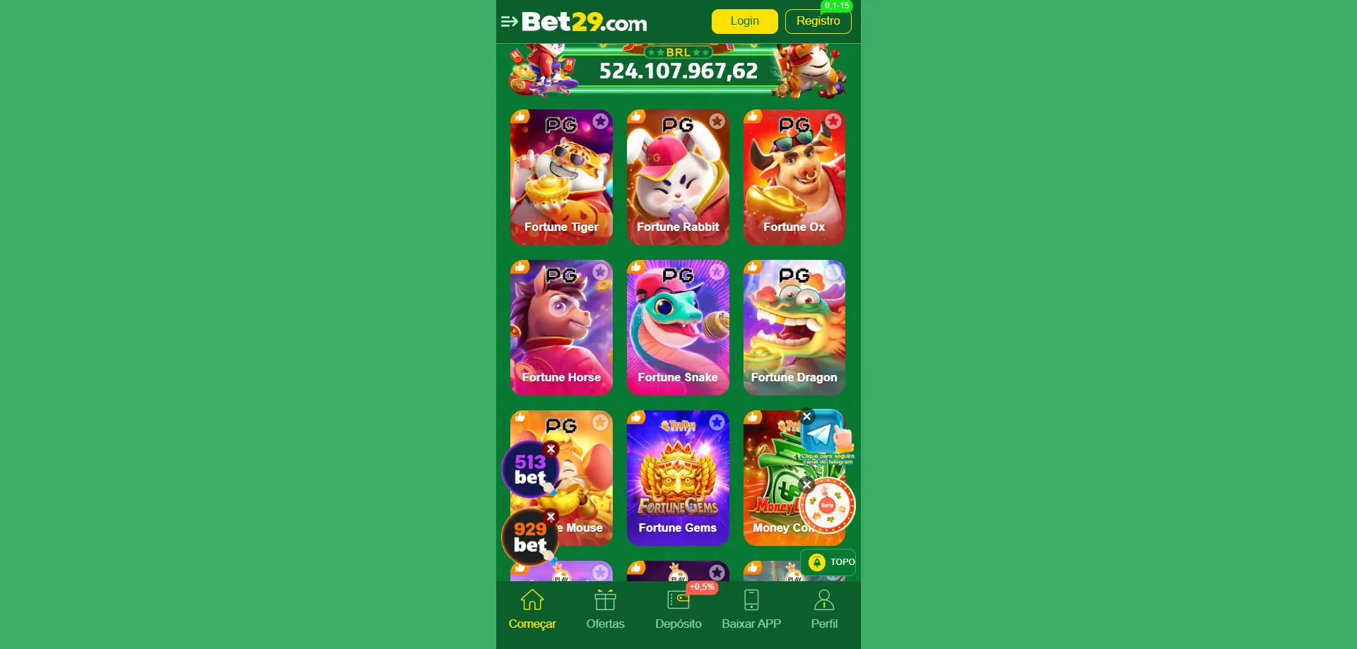 Biblioteca de Jogos da BET29 — O Coração da Plataforma